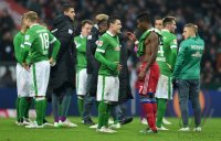 Fussball, 1. Bundesliga  Saison 2014/2015: SV Werder Bremen - FC Bayern Muenchen