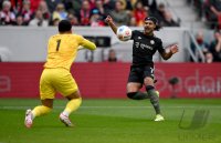 Fussball 1. Bundesliga  Saison  2025/2026  28. Spieltag SC Freiburg - FC Bayern Muenchen