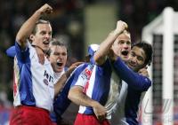 Fussball 1. Bundesliga: Leverkusen - Hamburg, Torjubel HSV n. 0:1