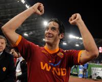 FUSSBALL SERIE A: JUBEL Luca Toni (AS Rom)