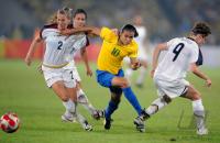 FUSSBALL  Olympia 2008   Finale    Brasilien - USA