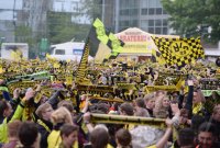 Fussball Champions League Finale 2013:  Borussia Dortmund - FC Bayern Muenchen, PUBLIC VIEWING