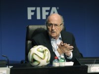 Fussball  International: FIFA Praesident Joseph S. Blatter (Schweiz)