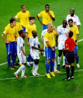 Fussball WM 2006: Brasilien - Frankreich