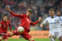Fussball DFB Pokal Achtelfinale 15/16: FC Bayern Muenchen - SV Darmstadt 98