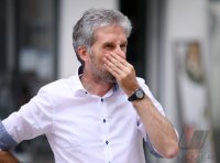 Tuebingen; Einweihung Spielplatz Metzgergasse durch Oberbuergermeister Boris Palmer (Die Gruenen)