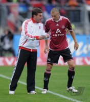 Fussball 1. Bundesliga  Saison 2010/2011: 1. FC Nuernberg - FC Schalke 04
