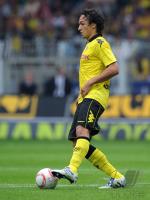 Fussball 1. Bundesliga  Saison 2010/2011: Borussia Dortmund, HUMMELS am Ball