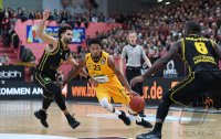 Basketball 1. Bundesliga 16/17 Hauptrunde: Walter Tigers Tuebingen - MHP Riesen Ludwigsburg