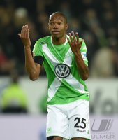 Fussball, 1. Bundesliga  Saison 2014/2015: VfL Wolfsburg - FC Bayern Muenchen