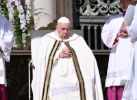 Vatikan, Rom Ostermesse 2023 Papst Franziskus I.