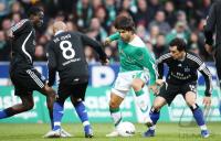 Fussball 1. Bundesliga: Bremen - Hamburg