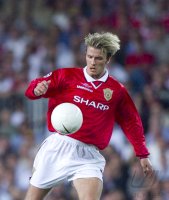 Fussball Champions League Finale 1999:  David Beckham (Manchester United FC)