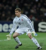 Fussball CHL  Saison 2010/2011:  Torwart Thomas Kraft (FC Bayern Muenchen)