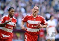 Fussball  1. Bundesliga  07/08  FC Bayern Muenchen - VfB Stuttgart