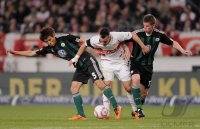 Fussball 1. Bundesliga : VfB Stuttgart - VfL Wolfsburg
