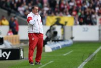 Fussball 1. Bundesliga Saison 14/15: Trainer Huub Stevens (VfB Stuttgart)