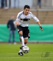 FUSSBALL, INTERNATIONAL: Deutschland U18, ZIMMERMANN Einzelaktion