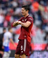 Fussball 1. Bundesliga Saison 21/22: FC Bayern Muenchen -  Hertha BSC Berlin