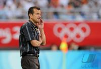 FUSSBALL  Olympia 2008   Viertelfinale  Maenner   Brasilien - Kamerun