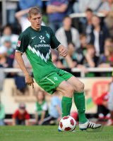 Fussball 1. Bundesliga Saison 2010/2011, Testspiel  Werder Bremen: SCHINDLER am Ball