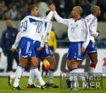 Fussball: Deutschland - Frankreich, Jubel FRA