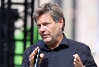 Politik, Wahlkampf Buendnis 90/Die Gruenen: Gruenen Bundesvorsitzender Robert Habeck
