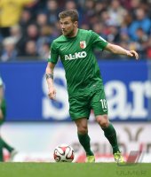 Fussball, 1. Bundesliga  Saison 2014/2015: Hamburger SV - FC Augsburg