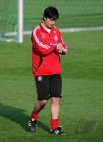 Fussball, Training der deutschen Nationalmannschaft