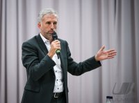Streitgespraech OB Boris Palmer und AfD Landesvorsitzender Markus Frohnmaier in Tuebingen