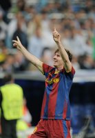 Fussball CHL  Saison 2010/2011:  JUBEL Lionel Messi (Barca)