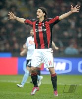 FUSSBALL SERIE A:  Zlatan Ibrahimovic (AC Mailand)