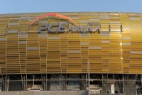 Fussball International EM 2012 : Uebersicht der PGE Arena , EM Stadion von Danzig