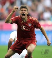 Fussball 1. Bundesliga, Saison 2011/2012:  Thomas Mueller (FC Bayern Muenchen)