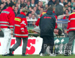 Fussball 1. Bundesliga: Bremen - Dortmund, ROSICKY verletzt