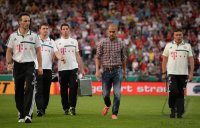 Fussball Saison 2013/2014: DFB Pokal 1. Runde: Trainer Pep Guardiola (FC Bayern Muenchen)