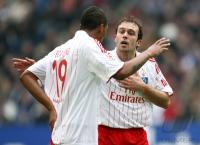 Fussball 1. Bundesliga: Hamburger SV, VAN DER VAART und MATHIJSEN