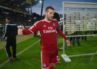 Fussball, 1. Bundesliga  Saison 2014/2015 Relegation: Karlsruher SC - Hamburger SV