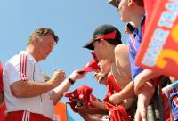 FUSSBALL, 1. BUNDESLIGA, TESTSPIEL: Fanclub Lohner Bayern Union - FC Bayern Muenchen