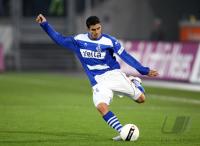 Fussball 1. Bundesliga: Duisburg, CACERES Einzelaktion