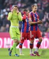 Fussball 1. Bundesliga Saison 14/15: Torwart Manuel Neuer (FC Bayern Muenchen)