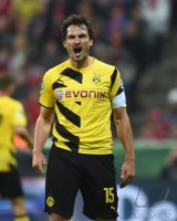 Fussball DFB Pokal Halbfinale 14/15: FC Bayern Muenchen - Borussia Dortmund