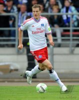 FUSSBALL, DFB Pokal 1. Hauptrunde: Hamburger SV, JANSEN am Ball