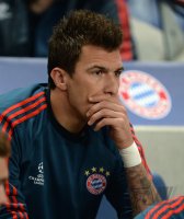 Fussball CHL  Saison 2013/2014: Mario Mandzukic (FC Bayern Muenchen)