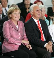Fussball WM 2006 Ehrung Bundeskanzlerin