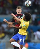 FUSSBALL WM 2014, HALBFINALE: Brasilien - Deutschland