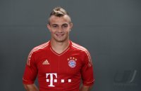 Fussball 1. Bundesliga 2012/2013:  Fototermin beim  FC Bayern Muenchen