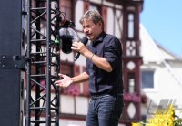 Politik, Wahlkampf Buendnis 90/Die Gruenen: Gruenen Bundesvorsitzender Robert Habeck