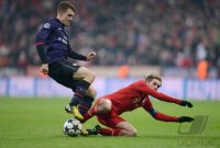 FUSSBALL INTERNATIONAL CHL ACHTELFINALE 12/13: FC Bayern Muenchen - FC Arsenal London
