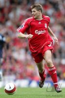 Fussball Barclays Premiership: Liverpool, GERRARD Einzelaktion